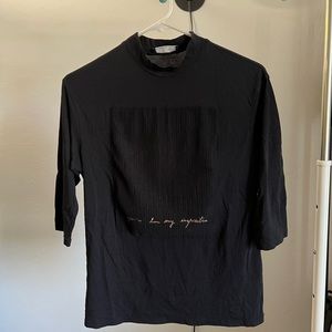 Zara Midi Sleeve Shirt